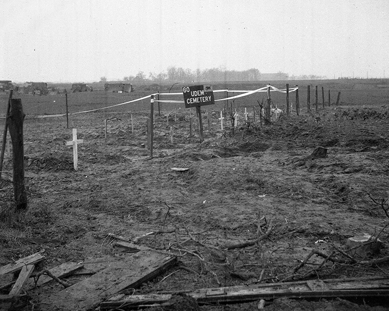 ‘Udem Cemetery’, Uedem, Germany, 1945