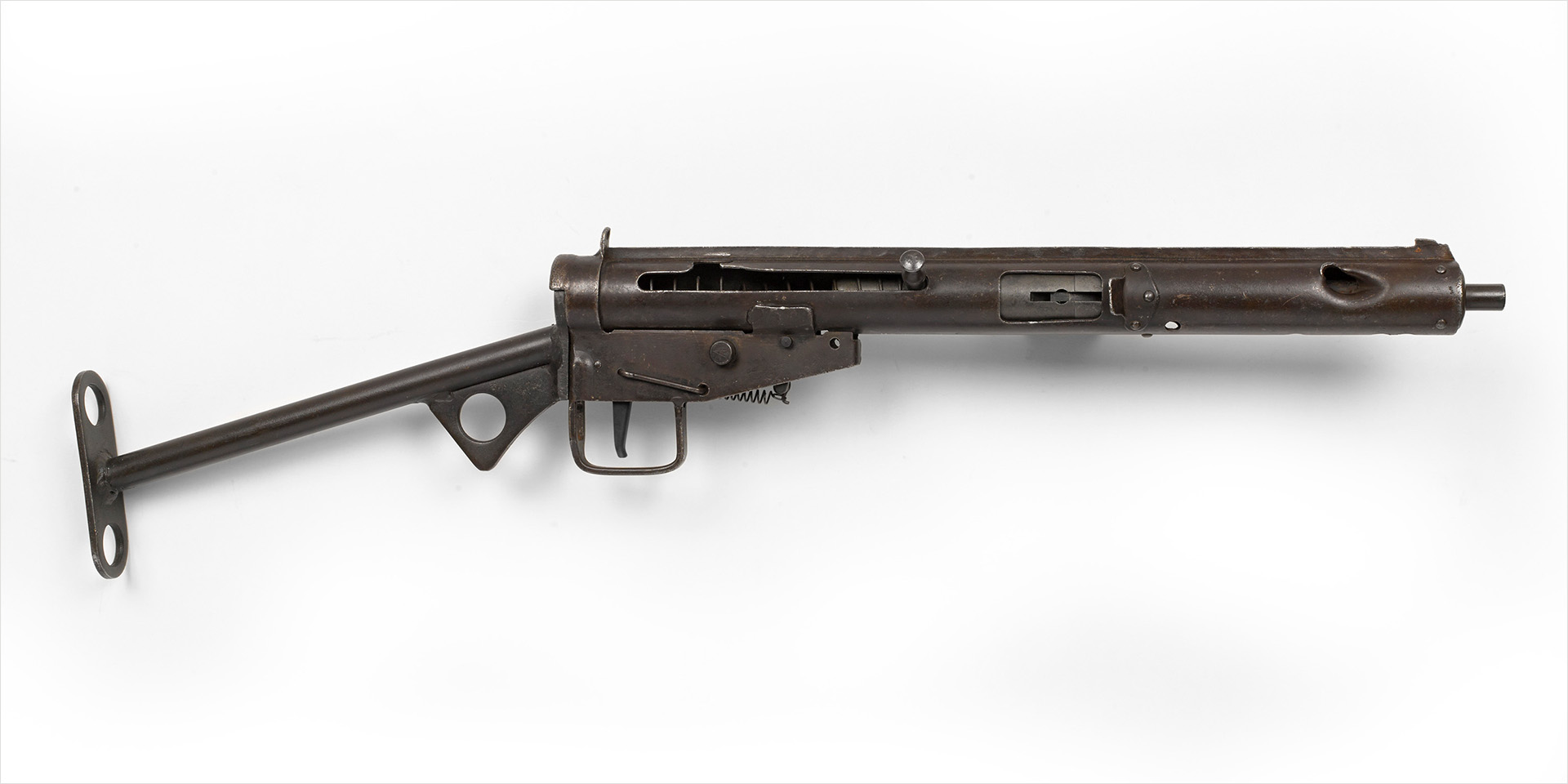 Sten Mk III 9mm submachine gun used by EOKA fighters, c1955