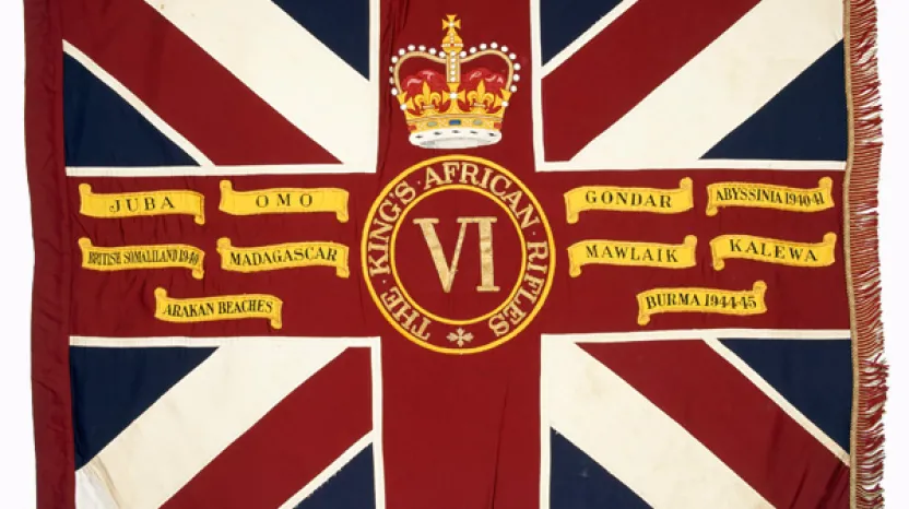 Queen’s Colour of 6th Battalion The King’s African Rifles, c1958