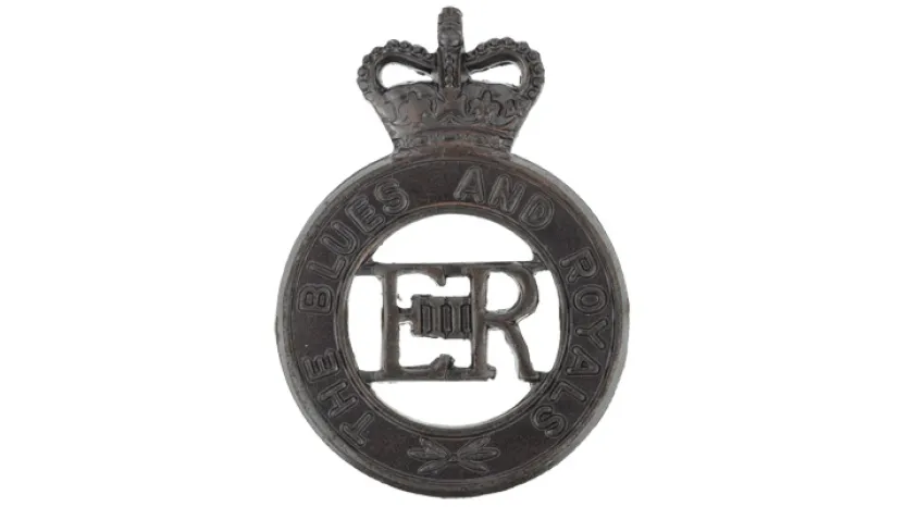 Cap badge, The Blues and Royals (Royal Horse Guards and 1st Dragoons), c1990