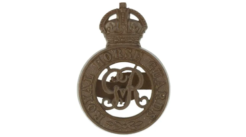 Cap badge of The Royal Horse Guards, c1914