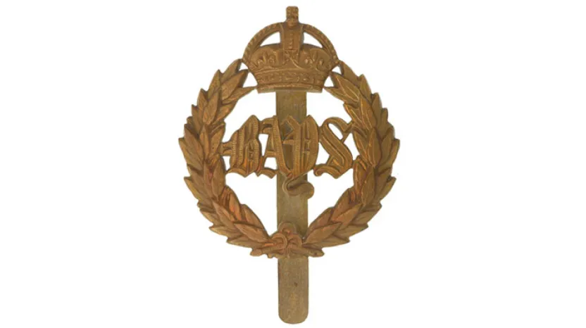 Other ranks' cap badge, The Queen’s Bays (2nd Dragoon Guards), c1920