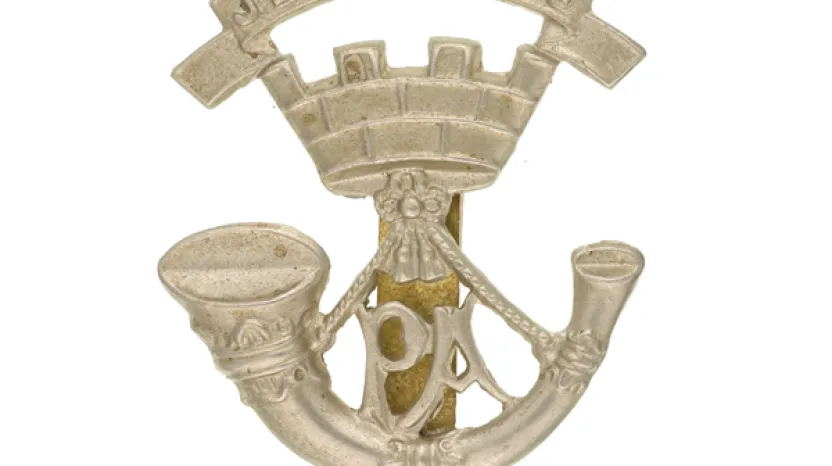 Cap badge, The Somerset Light Infantry (Prince Albert's), c1940