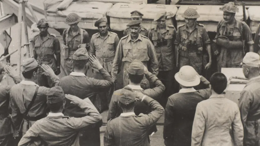 ‘British Forces Land on the Nicobar Islands’, October 1945