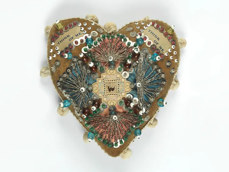 Sweetheart pin cushion, c1918