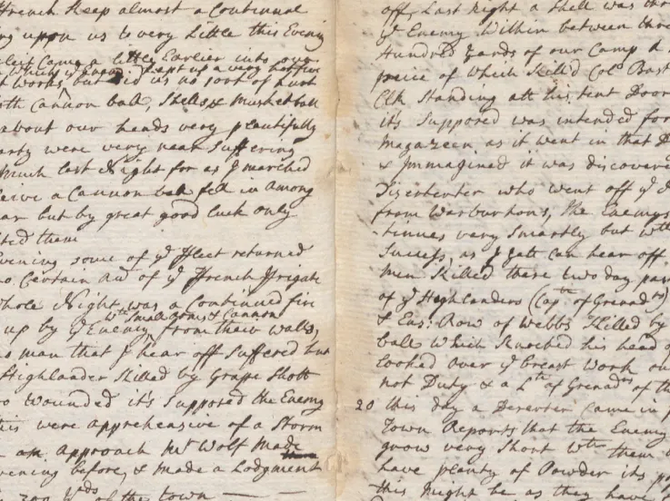 Pages from the diary of Captain Philip Townsend