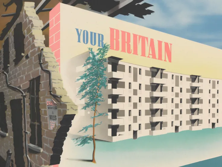 Abram Games poster, 'Your Britain. Fight for It Now', 1942