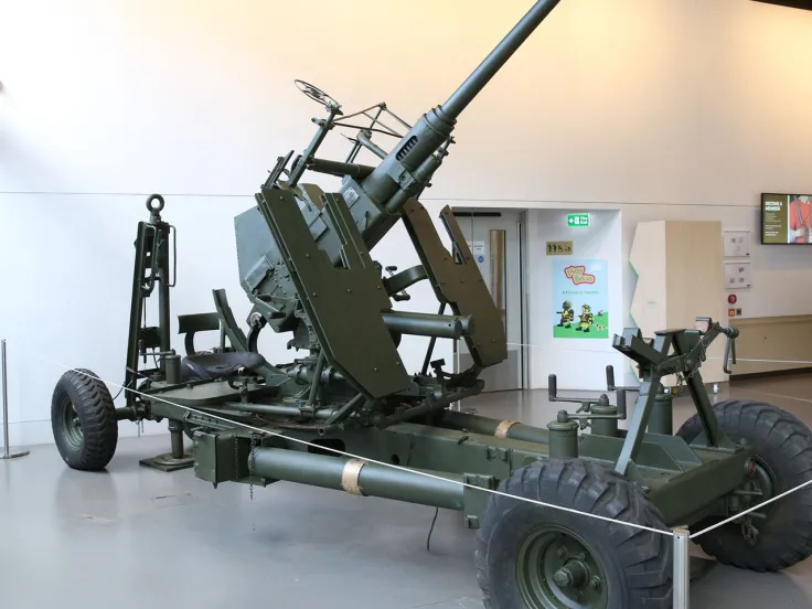 Bofors gun on display at the National Army Museum