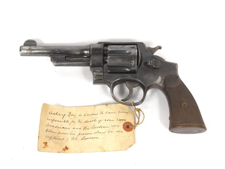 Revolver captured by Lawrence of Arabia donated to the National Army Museum