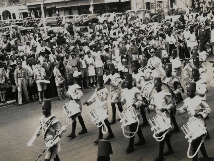 VE Day celebrations, Nairobi, Kenya, 1945