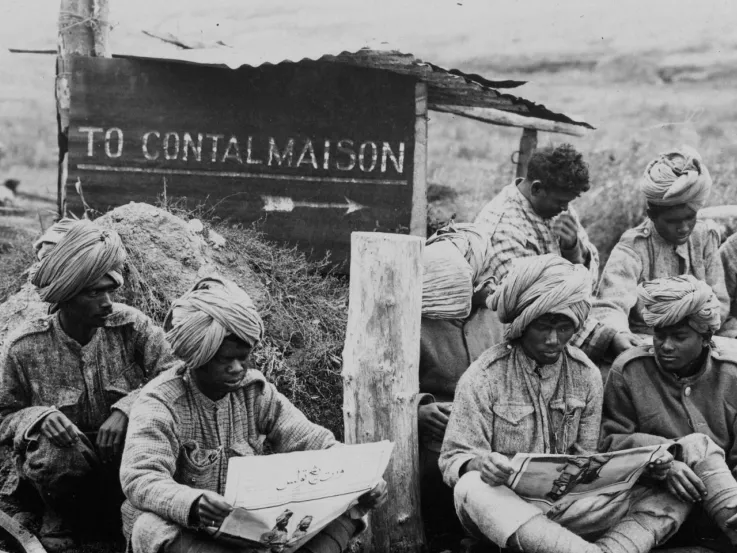 Commonwealth soldiers on the Western Front