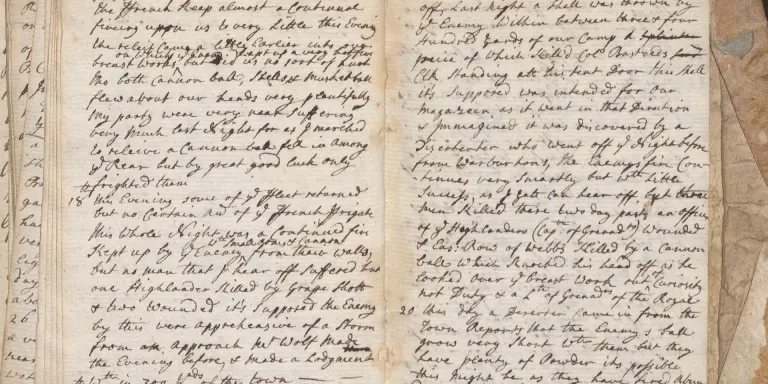 Pages from the diary of Captain Philip Townsend