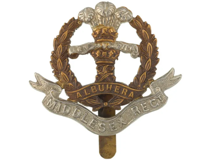Other ranks’ cap badge, The Middlesex Regiment (Duke of Cambridge’s Own)